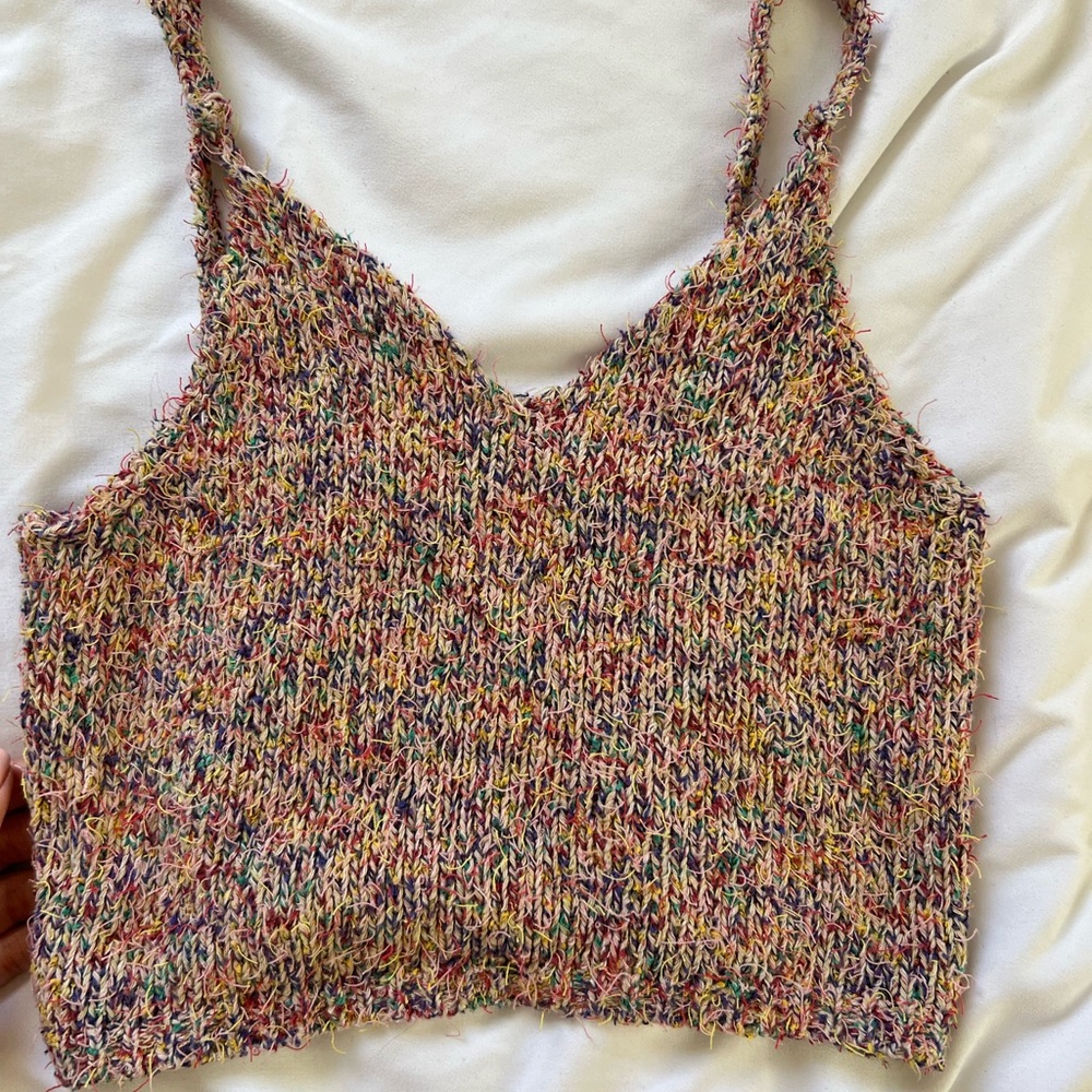 Knit crop top